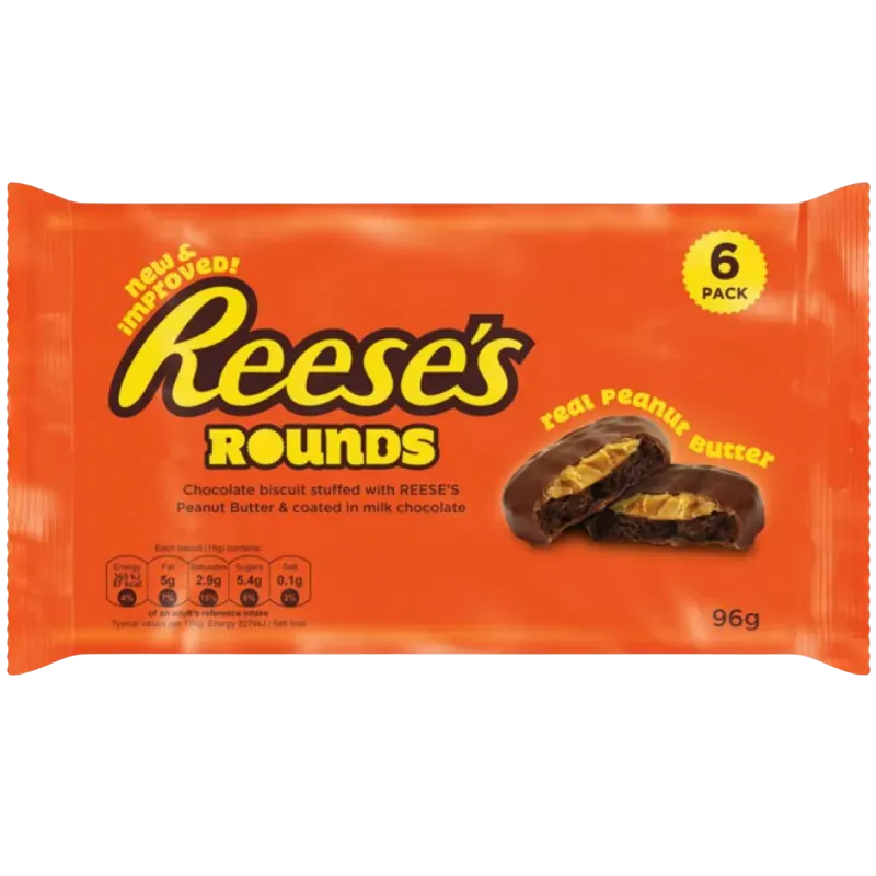Reese's Rounds Biscuits Chocolat beurre de cacahuete - Yankee Box